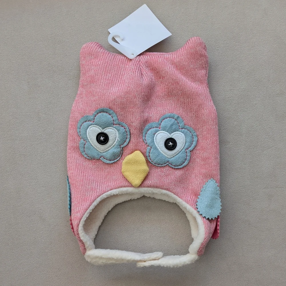 NWT Owl Trapper Hat - Toddler Size